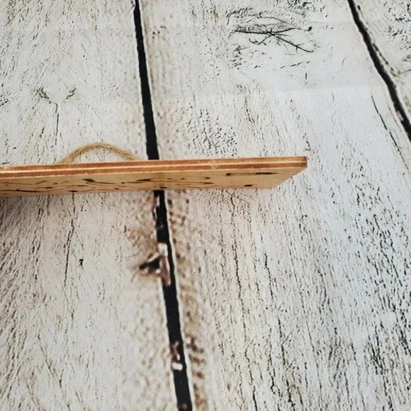 Farm Sweet Farm 3x7in Wood Sign - Picture 3 of 3